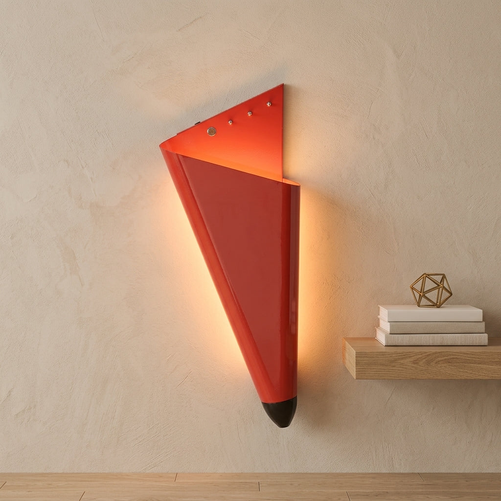 Nordic Light Up Wall Umbrella Rack Creative Entryway Wall Lamp Storage Holder